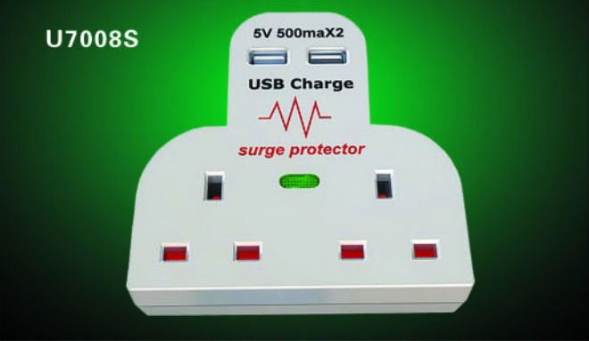 BS Multi socket with USB