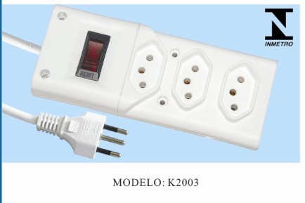 Extension socket for Brazil